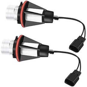 LED Bulbs, 2pcs 6000K 5W Bright Car LED lights Halo Rings Headlights Fit for E60 E61 E39 E53