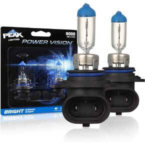PEAK Power Vision Gold Automotive High Performance 9006/HB4 55W Headlight Bulbs (2 Pack)