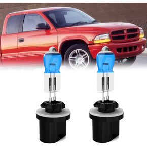 Headlight Bulbs Compatible With Dodge Dakota 1997-2004, 9007 High Low Beam + 880 Fog Lights Halogen Light Bulb, Super Bright 6000K White, Plug and Play, Pack of 4