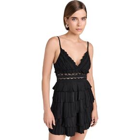 Sea Women's Antonina Solid Cotton Tiered Dress