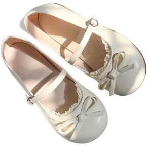 Lolita Shoes Cute Mary Jane Flats Dress Shoes Party Wedding for Girls