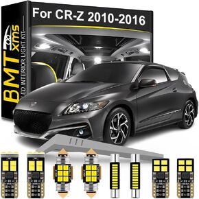 LED Interior Light Kit Replacement for HONDA CRZ 2010 2011 2012 2013 2014 2015 2016, Super Bright 6000K White