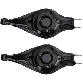 TRQ Rear Lower Rearward 2 Piece Control Arm Driver & Passenger Side Set Compatible with Explorer Flex MKS MKT Police Interceptor Special Service Police Sedan Taurus RK643093 CMS40187 522-797 CP1533