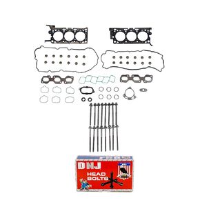 DNJ HGB4212 Cylinder Head Gasket Set with Head Bolt Kit for 2009-2009 Ford Escape 3.0L 2968cc 181cid V6 DOHC