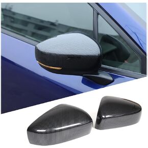 PIUGILH Exterior Rearview Mirror Cover Compatible with Subaru Crosstrek 2023 2024, ABS Side View Mirror Guard Cover, 2Pcs (Carbon Fiber Pattern)