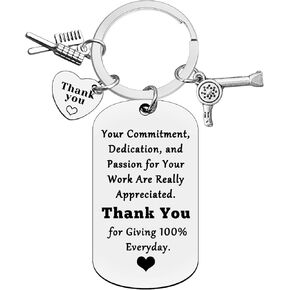Xiahuyu Hairdresser Gifts Hairdresser Keychain Hair Stylist Appreciation Gifts Christmas Birthday Leaving Retirement Gifts Thank You Gifts for Hair Dresser Stylists Barber