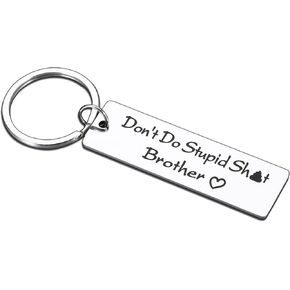 Funny Gifts for Brother Adult Brother Keychain Gifts from Sister Big Brother Birthday Graduation Gifts for Brother from Sister Gift for Brother in Law for My Brother Fathers Day Gift for Brother