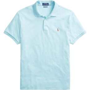 Polo Ralph Lauren Men Medium Fit Interlock Polo Shirt- WatchHillBlueHtr - XXL
