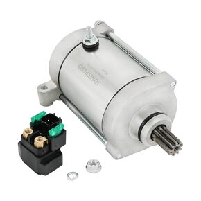 Starter & Relay Compatible with 2007 2008 Yamaha Grizzly 700 YFM7FG Replace # 1S3-81890-00-00 18888 410-54147 SMU0503 495346 Raptor 700 700R Rhino 700 Viking 700 Viking VI 700 Wolverine 700