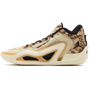 Jordan Tatum 1 Men's Shoes (DZ3320-200, Fossil/Sesame/Electric Green/Black)