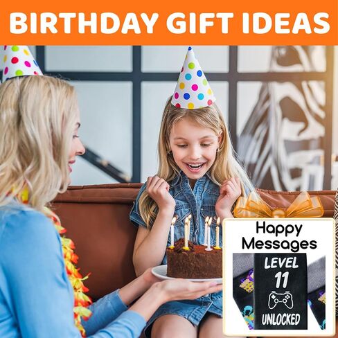 HAPPYPOP 12th Years Old Birthday Gifts for Boys - Socks for Tween Girls Age 12 in Gift Box, Presents for 12 Year Olds, 12 Yr Old Gift Ideas for Kids with Greeting Card in Saudi Arabia