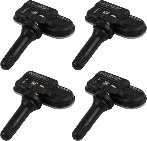 بريمر 68249200AA 68249197AA مستشعر ضغط الإطارات 433 ميجا هرتز TPMS لسيارة جيب شيروكي 2014-2018 | 2014-2018 رام 1500/2500/3500 TPMS09 (4 عبوات) in Saudi Arabia