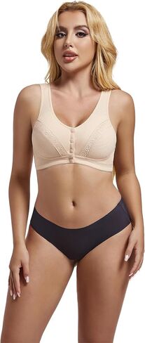 Bras for Older Women Front Closure Bras for Women Front Closure Womens Bra with Front Closure Front Button Senior Bras in Saudi Arabia