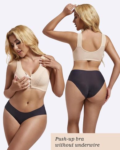 Bras for Older Women Front Closure Bras for Women Front Closure Womens Bra with Front Closure Front Button Senior Bras in Saudi Arabia