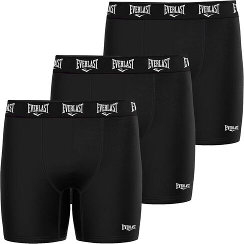Everlast Cotton Men’s Boxer Brief, Men’s Underwear Boxer Briefs, Soft & Comfortable Waistband, Anti-Chafing in Saudi Arabia