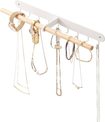 رف إكسسوارات الحائط من يامازاكي هوم 2513، مقاس واحد، أبيض in Kuwait