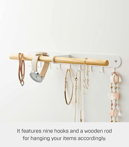 رف إكسسوارات الحائط من يامازاكي هوم 2513، مقاس واحد، أبيض in Kuwait