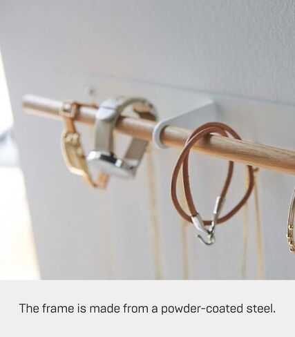 رف إكسسوارات الحائط من يامازاكي هوم 2513، مقاس واحد، أبيض in Kuwait