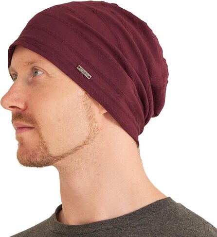 CHARM Womens Light Weight Summer Beanie - Mens Slouchy Beanie Knit Cotton Chemo Hat in Kuwait