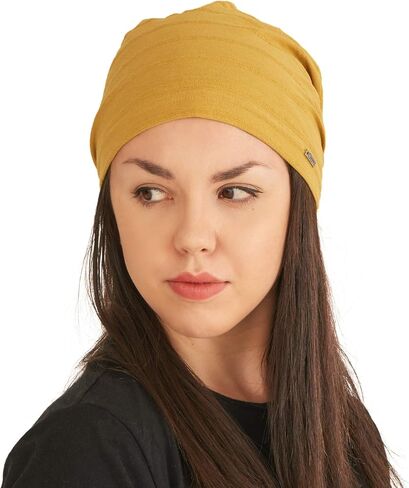 CHARM Womens Light Weight Summer Beanie - Mens Slouchy Beanie Knit Cotton Chemo Hat in Kuwait