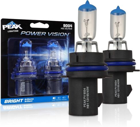 PEAK Power Vision Automotive High Performance 9004/HB1 65/45W Headlights (2 Pack) in Kuwait