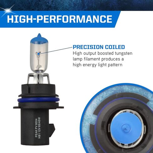 PEAK Power Vision Automotive High Performance 9004/HB1 65/45W Headlights (2 Pack) in Kuwait