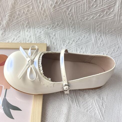 Lolita Shoes Cute Mary Jane Flats Dress Shoes Party Wedding for Girls in Saudi Arabia