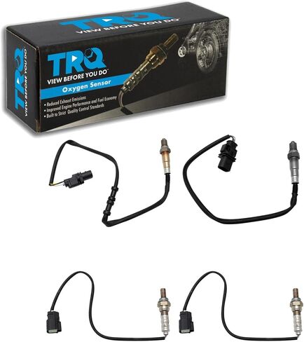 TRQ Oxygen O2 02 Sensor Upstream & Downstream Set of 4 Compatible with 2011-2014 Ford F-150 in Saudi Arabia