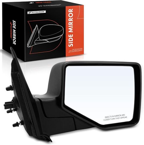 A-Premium Passenger Side Power Door Mirror - Compatible with Ford Ranger 2006-2011 & Mazda B2300/B3000/B4000 2006-2007 - Non-Heated Manual Folding Black Outside Rear View Mirror in Saudi Arabia