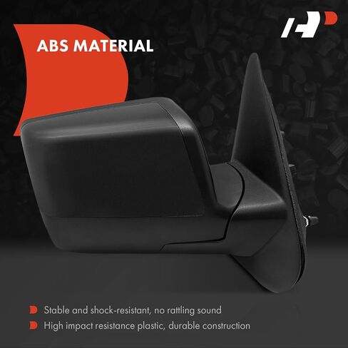 A-Premium Passenger Side Power Door Mirror - Compatible with Ford Ranger 2006-2011 & Mazda B2300/B3000/B4000 2006-2007 - Non-Heated Manual Folding Black Outside Rear View Mirror in Saudi Arabia