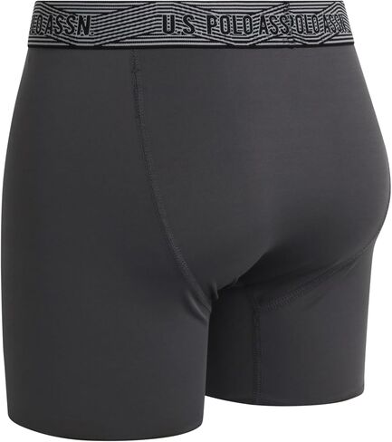 U.S. Polo Assn. Men's Boxer Briefs - 3 Pack Moisture Wicking Performance Underwear Boxers with Contour Fly Pouch (Sizes:S-XL) in Kuwait