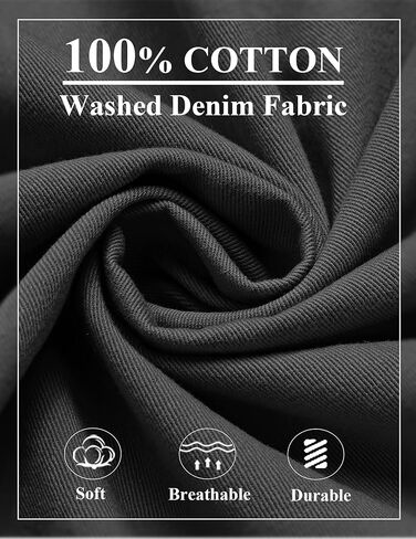 COOFANDY Men's Cotton Denim Jacket Lightweight Trucker Western Jackets Casual Fashion Jean Coat in Saudi Arabia