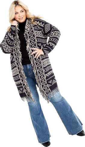 Avenue Women's Plus Size Coatigan Aspen in Saudi Arabia