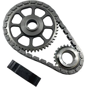 Engine Timing Chain Kit | Fit for Jeep Grand Cherokee Wrangler TJ, 4.0L L6 OHV Naturally Aspirated | OE# TK1123, 3-385SB, 9-0385SA