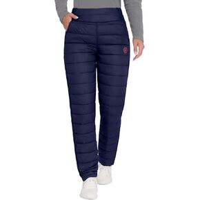 Little Donkey Andy Women's Down Pants Lightweight Insulated Puffy Sweat Pants High Waist Warm Puffer Quilted Trousers for Women Snow Winter Outdoor Camping Running Jogging Golf Hiking, Blue, X-Large