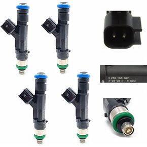 SET 4PC FUEL INJECTORS Fits 2009-2016 Replacement For Ford Lincoln & Mercury 0280158162