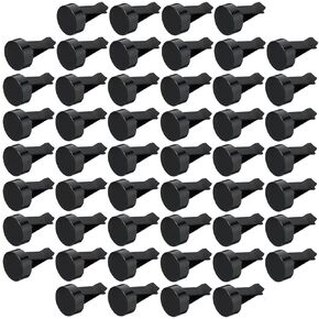 50 Pcs Car Air Vent Clips with Plastic Slot Head, Auto Freshener Clips Perfume Clip Replacement Air Conditioner Outlet Clips for Office Home Car