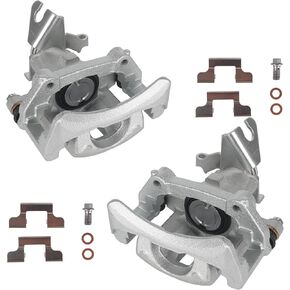 KUSATEC 18B4926 18B4927 Disc Brake Caliper with Bracket fit for Ford Mustang 2005-2014; Both Left and Right side