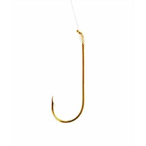 Eagle Claw Aberdeen Lightwire Hook Gold, Size 2/0 (Per 6) (121H-2/0)