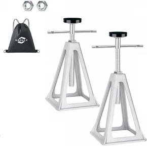 Aluminum Jack Stands Low Profile 3 Ton (6600 LBs), RV Stabilizer Jacks, Fit Use for Cars Automotive Sedans, Coupe, SUV, MPV, 4 Packs