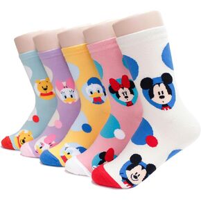 evei Animation Character Cartoon Series Collection Women's Original Socks (D56_5 pairs)