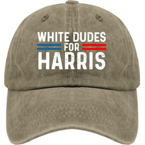 Harris for President 2024 Hat Harris 2024 Hat White Dudes for Harris Hat