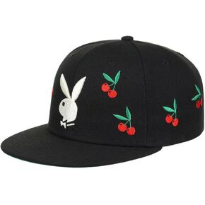 Playboy Cherry Fitted Flat Bill Hat