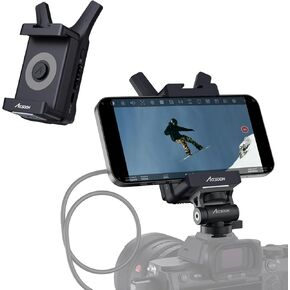 Accsoon CineView Nano Wireless Video Transmission System, 500ft Range, 0.06s Latency, 1080P/60 HD Video, 4 Devices Monitoring, 2-Way Power Supply,Compatible with DSLR, RS2/RS3/RS3 Pro