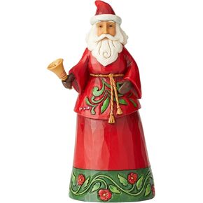 Santa with Bell Figurine
