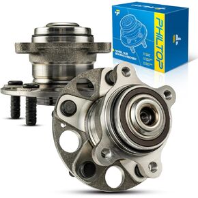 PHILTOP 512256 Rear Wheel Bearing Fit for Honda Civic 2006-2011, 5 Lugs Wheel Hub Assembly W/ABS