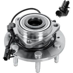 515096 4WD Front Wheel Hub Bearing Assembly w/ABS Compatible with Chevrolet Chevy Silverado Suburban Avalanche Tahoe Cadillac Escalade 1 PC
