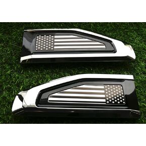 Pair Set 3.0L Emblems Ornamentation Side Vent Bright Badge Logo Compatible with 2020-2025 Dura-max 3.0L Yukon 84719445 84719446 (Black)