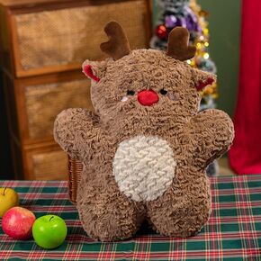 Christmas Plush Throw Pillow - Cute Christmas Tree Snowman Reindeer Hugging Pillow Home Sofa Chair Couch Holiday Party Decoration New Year Ornament Xmas Gift (Gingerbread,One Size)