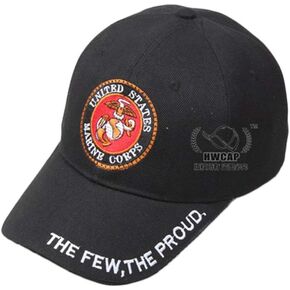 OYSTERBOY US United Stateas Marine Corps The Few The Proud Baseball Hat Embroidered Adjustable Cap